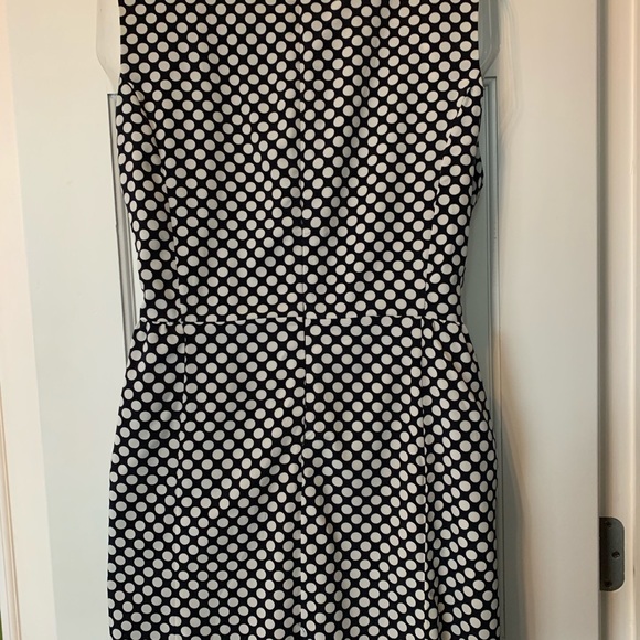 Navy and white polka dot Gap dress size 10 - Picture 6 of 6